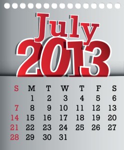 Calendar-2013-July-vector-7