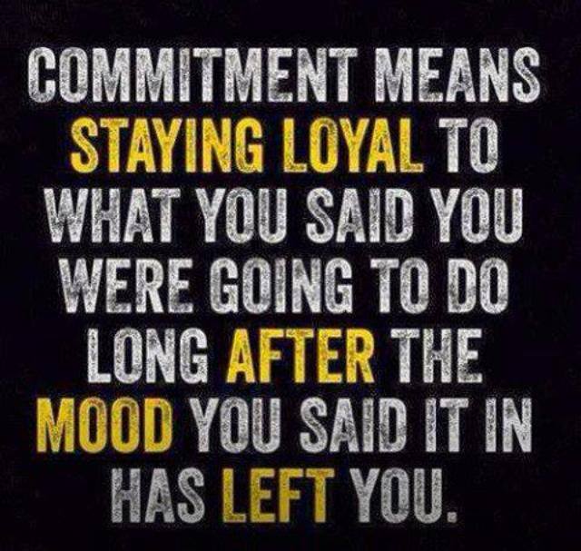 commitment means