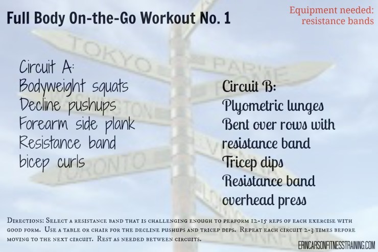 Full body on-the-go workout No 1
