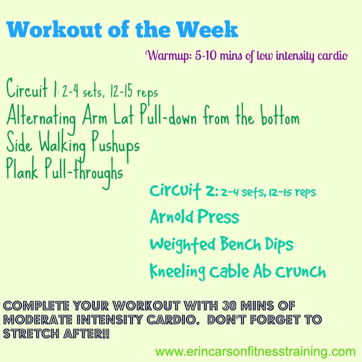 workout of the week 082014