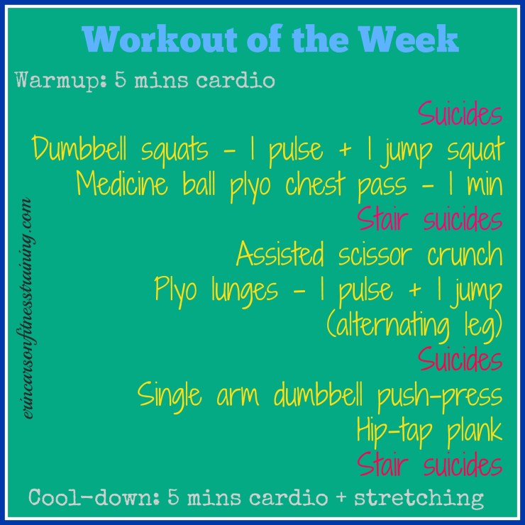 workout of the week 102014